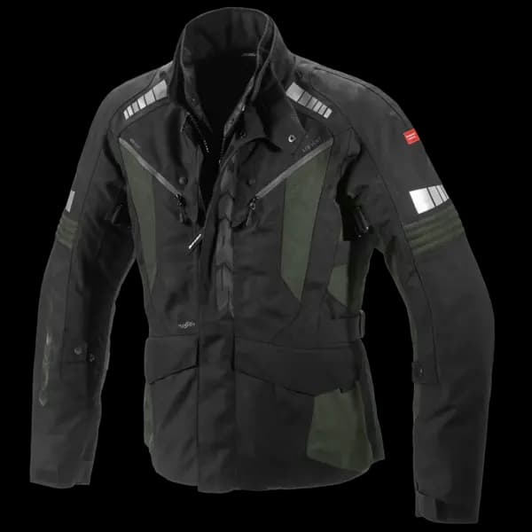 Spidi Outlander H2Out Jacket Dark Green Black Size 4XL