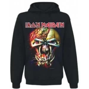 Iron Maiden Final Frontier Big Head Mens Hoodie: Small