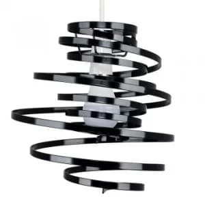 Bensson Twisted Black Pendant Shade