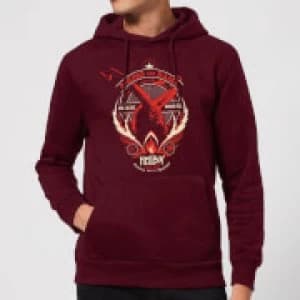 Hellboy Anung Un Rama Hoodie - Burgundy - L