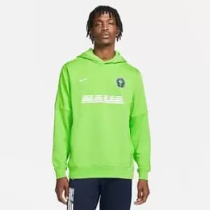 Mens Nigeria French Terry Soccer Hoodie