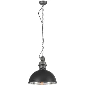 Sienna Lighting - Sienna Gaeve Dome Pendant Ceiling Lights Black Matt, Metal
