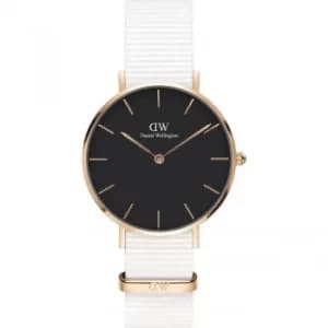 Ladies Daniel Wellington Petite 32 Dover RG Black Watch