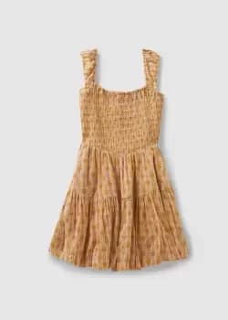 Free People Womens Sweet Annie Mini Dress With Ruched Body In Sunshine