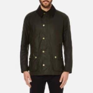 Barbour Heritage Mens Ashby Wax Jacket - Olive - XL