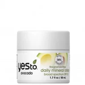 yes to Avocado Fragrance Free Daily Moisturiser 50ml