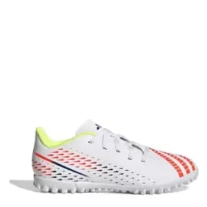 adidas Predator Edge.4 Astro Turf Football Boots Kids - White