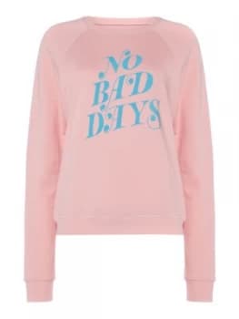 Ban.do Pink No Bad Days Sweatshirt Light Pink