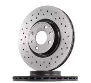 PAIR BREMBO BRAKE XTRA DRILLED DISCS 09.4939.1X