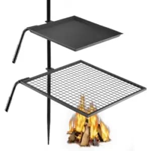 VEVOR Swivel Grill Campfire Swivel Grill Heavy Duty Over Fire Grill for BBQ