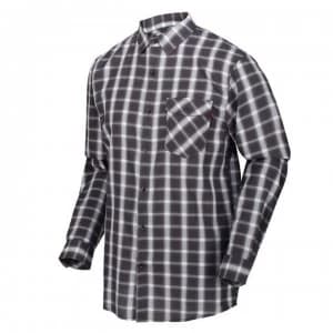 Regatta Lonan Long Sleeve Check Shirt - Seal Grey