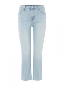 J Brand Selena Mid Rise Bootcut Jean in Starstruct Denim Light Wash