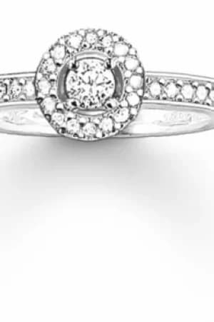 Ladies Thomas Sabo Sterling Silver Size M.5 Ring TR1975-051-14-52