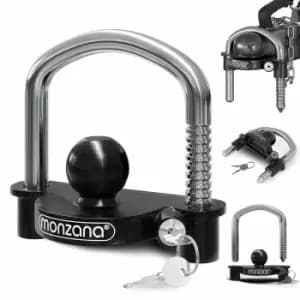Anti-theft Trailer Lock Black Universal Anti-theft Device