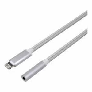 Kit Premium Lightning Audio Adapter Metal Plastic