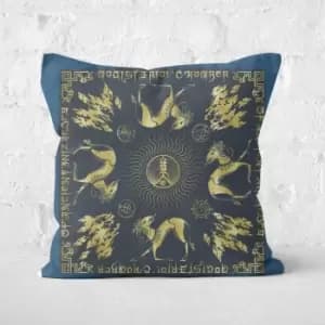 Decorsome x Fantastic Beasts Scenic Creatures Square Cushion - 40x40cm - Soft Touch