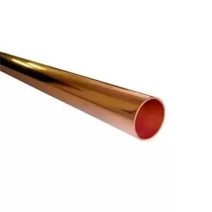 Wednesbury Copper Compression Pipe (L)3M (Dia)22mm