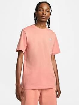 Nike NSW Club T-Shirt - Pink, Size L, Men