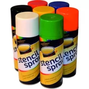 Industrial Stencil Spray - 400ML Aerosol - Black (DGN)
