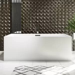 Anthracite 3D Effect Wall Tile 33 x 33cm - Aster
