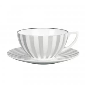 Wedgwood Jasper Conran Platinum Striped Tea Saucer
