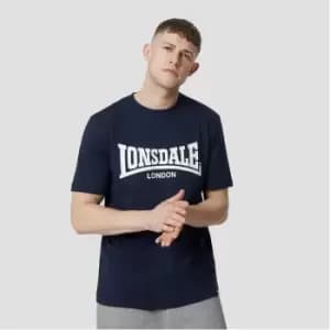 Lonsdale Essentials Logo Tee - Blue