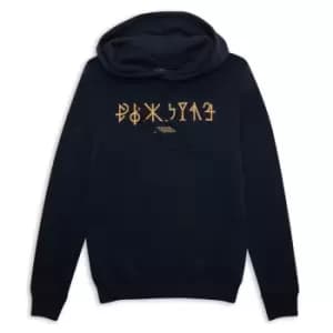 Fantastic Beasts Golden Symbols Hoodie - Navy - L