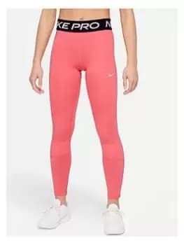 Nike Older Girls Legging - Pink, Size L=12-13 Years