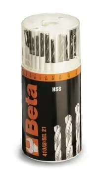 Beta Tools 410AS/SEL21 21pc Imperial/AF HSS Twist Drill Set 004100433