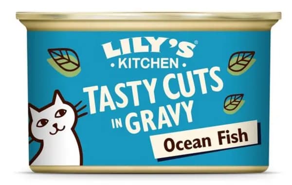 Lily's Kitchen Tasty Cuts Ocean Fish Cat Food 85g