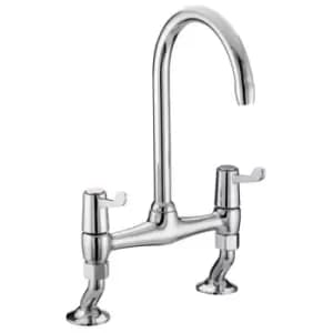 Bristan Value Lever Bridge Deck Sink Mixer Tap VAL BRDSM C CD