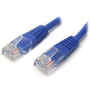StarTech 10ft Cat5e Blue Molded RJ45 UTP Cat 5e Patch Cable