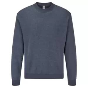 Fruit Of The Loom Mens Set-In BelcoroA Yarn Sweatshirt (M) (Heather Navy)