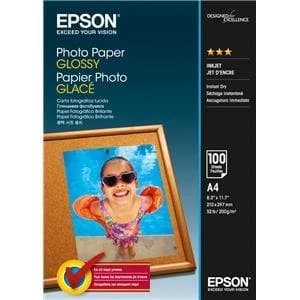 Original Epson (A4) Glossy Photo Paper 100 sheets