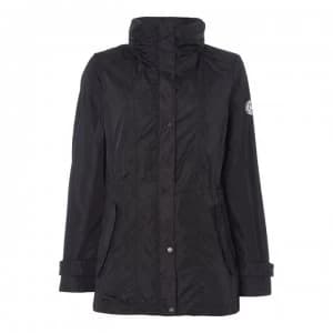 DKNY Foundations Zip Rain Jacket - Black