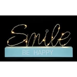 LED String Words Smile