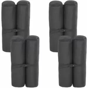 4 Gazebo weights made of polyester - gazebo, gazebo for sale, outdoor gazebo - black