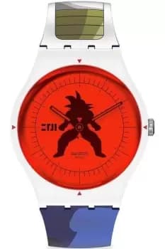 Unisex Swatch Vegeta Dragon Ball Z Watch SUOZ348