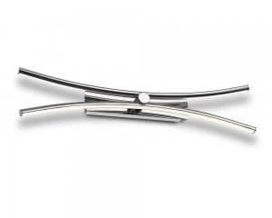 Wall Lamp, Picture Light, 2 x12W LED, 3000K, 1497lm, Polished Chrome