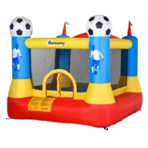 Outsunny Kids Football Bouncy Castle, none