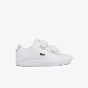 Lacoste Infants' Carnaby Evo BL Synthetic Trainers Size 4 UK Kids White