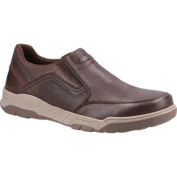 Hush Puppies Mens Fletcher Wide Fit Slip On Shoes - UK 11