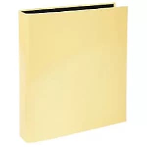 Aquarel Ring Binder 2D Rings 25mm, S40mm, Lemon, Pack of 10