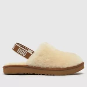 UGG Natural Fluff Yeah Clog Youth Shoes