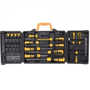 Rolson 60 Piece Screwdriver Bit and Socket Set