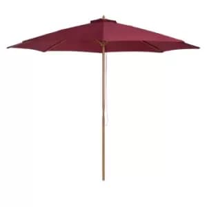 Outsunny 3 x 3m Double Tier Roof Gazebo with Hardtop - Garden & Outdoor