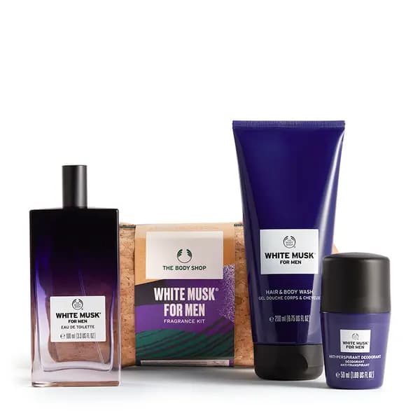 The Body Shop White Musk For Men Fragrance Kit Gift Set