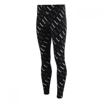 Elle All Over Print Legging - Black