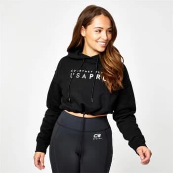 USA Pro X Courtney Black Logo Hoodie - Black