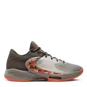 Nike Zoom Freak 4, Ironstone/Orange Trance-Cobblestone-Sail, size: 10, Male, Basketball Performance Low, DJ6149-003